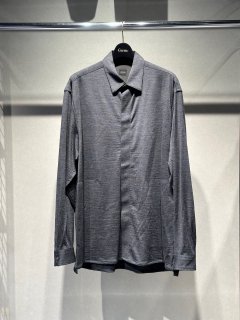 MAYKAMWOOL RELAX SHIRTS (CHARCOAL) 