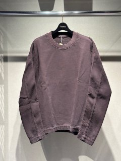 CASEY CASEYWORKER SWEATSHIRT - WOOL COT (BLACKBERRY)