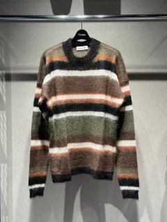 <img class='new_mark_img1' src='https://img.shop-pro.jp/img/new/icons5.gif' style='border:none;display:inline;margin:0px;padding:0px;width:auto;' />CASEY CASEYSTRIPE MOHSIL JUMPER - MOSIL (KHAKI STRIPE)