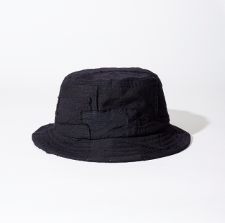 <img class='new_mark_img1' src='https://img.shop-pro.jp/img/new/icons5.gif' style='border:none;display:inline;margin:0px;padding:0px;width:auto;' />KUONBoro Bucket Hat (BLACK)