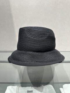 <img class='new_mark_img1' src='https://img.shop-pro.jp/img/new/icons5.gif' style='border:none;display:inline;margin:0px;padding:0px;width:auto;' />CASEY CASEYHAT - STRAW (BLACK)