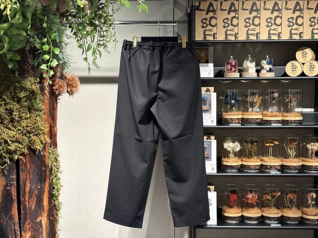 MARKAWARE】DOUBLE PLEATED EASY TROUSERS -ORGANIC COTTON