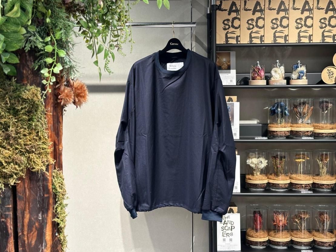 トップス UNTRACE SMOCK L/S D.NAVY UNTRACE】TPO SMOCK L/S (DARK NAVY) - Germe Online Store