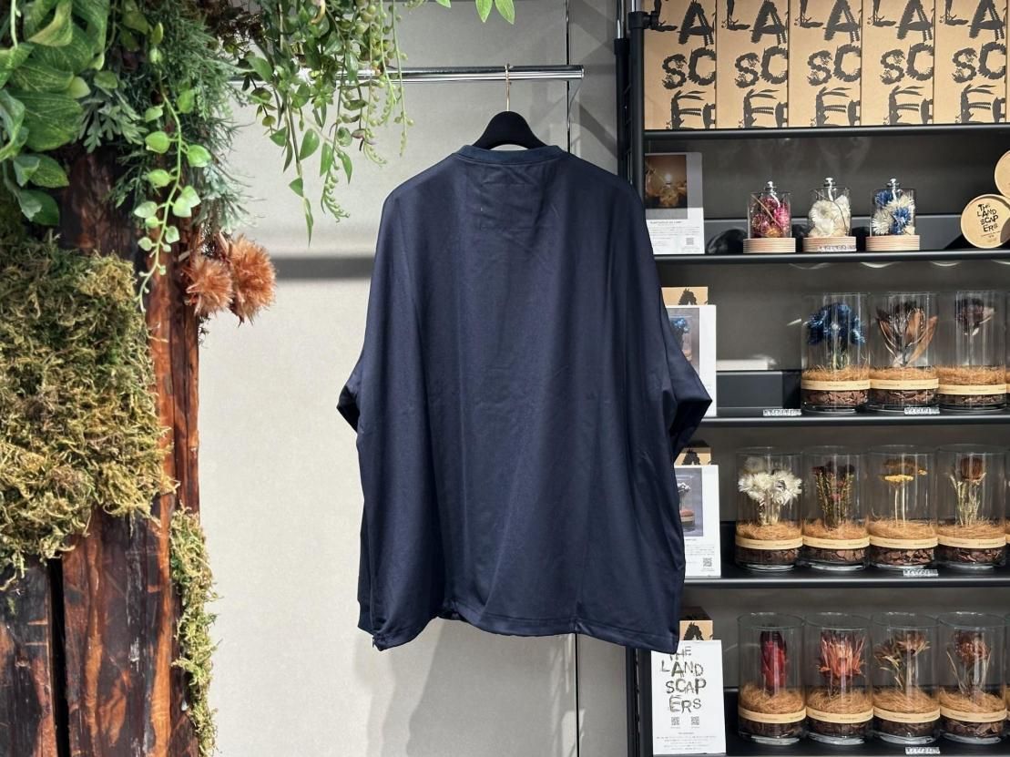 UNTRACE】TPO SMOCK L/S (DARK NAVY) - Germe Online Store