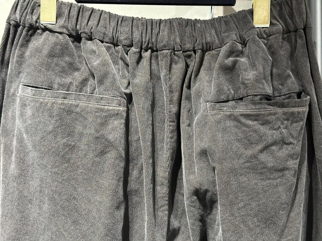 YOKO SAKAMOTO】WIDE EASY PANTS -NATURAL GARMENT DYE / MICRO