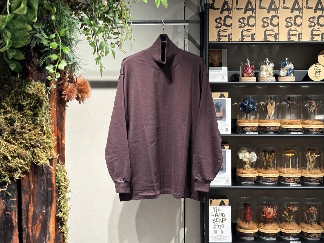 YOKO SAKAMOTO】TUBE L/S HIGH NECK -ORIGINAL LOOP WHEEL KNIT