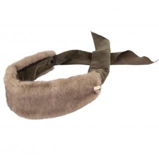 <img class='new_mark_img1' src='https://img.shop-pro.jp/img/new/icons5.gif' style='border:none;display:inline;margin:0px;padding:0px;width:auto;' />MAISON BirthECO MINK FUR HAIR BAND (BROWN)