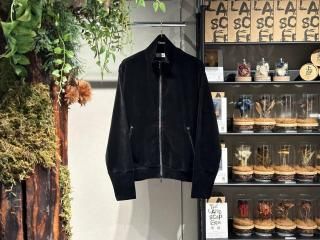 <img class='new_mark_img1' src='https://img.shop-pro.jp/img/new/icons5.gif' style='border:none;display:inline;margin:0px;padding:0px;width:auto;' />markaFULL ZIP TRACK JACKET -30/- ORGANIC COTTON VELOUR- (DARK NAVY)