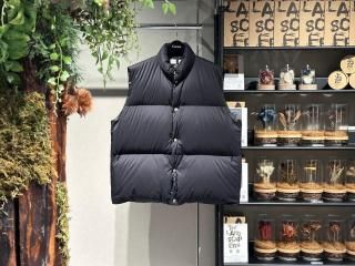 <img class='new_mark_img1' src='https://img.shop-pro.jp/img/new/icons5.gif' style='border:none;display:inline;margin:0px;padding:0px;width:auto;' />markaDOWN VEST -RECYCLE NYLON MINI RIPSTOP- (BLACK)