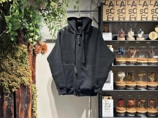 <img class='new_mark_img1' src='https://img.shop-pro.jp/img/new/icons5.gif' style='border:none;display:inline;margin:0px;padding:0px;width:auto;' />MAYKAMWOOL SWEAT ZIP HOODIE (BLACK) 