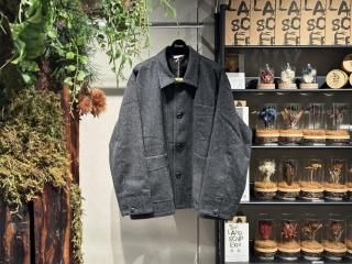 <img class='new_mark_img1' src='https://img.shop-pro.jp/img/new/icons5.gif' style='border:none;display:inline;margin:0px;padding:0px;width:auto;' />D+E+KGLENURQUHART WOOL JACKET (BLACK)