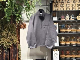 <img class='new_mark_img1' src='https://img.shop-pro.jp/img/new/icons5.gif' style='border:none;display:inline;margin:0px;padding:0px;width:auto;' />markaHALF ZIP SHIRT -WOOL SILK BEAVER- (M.GRAY)