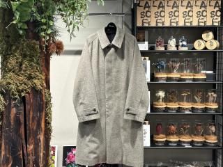 <img class='new_mark_img1' src='https://img.shop-pro.jp/img/new/icons5.gif' style='border:none;display:inline;margin:0px;padding:0px;width:auto;' />MARKAWAREWALKABOUT COAT -WOOL x CASHMERE SOFT TWEED- (GREEN BEIGE)