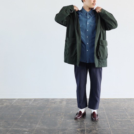 Caledoor（カレドアー）. Cotton Coverall Jacket . olive｜糸デンワ