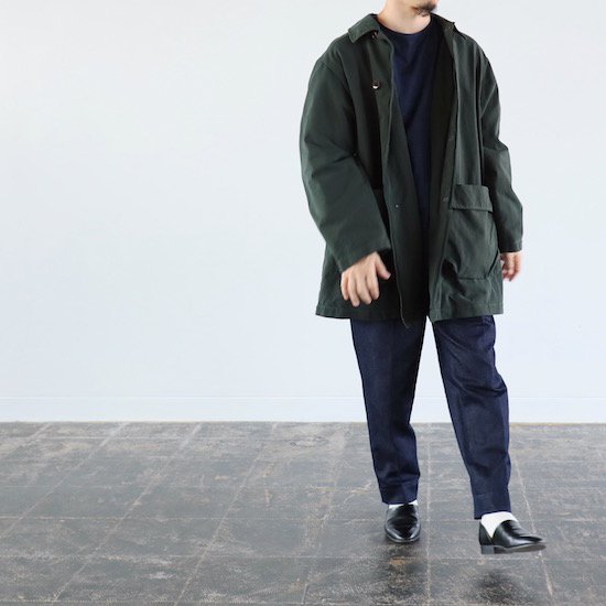 Caledoor（カレドアー）. Cotton Coverall Jacket . olive｜糸デンワ