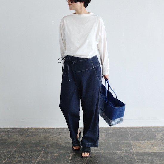 quitan（キタン） . NAVAL THAI PANTS . indigo｜糸デンワ