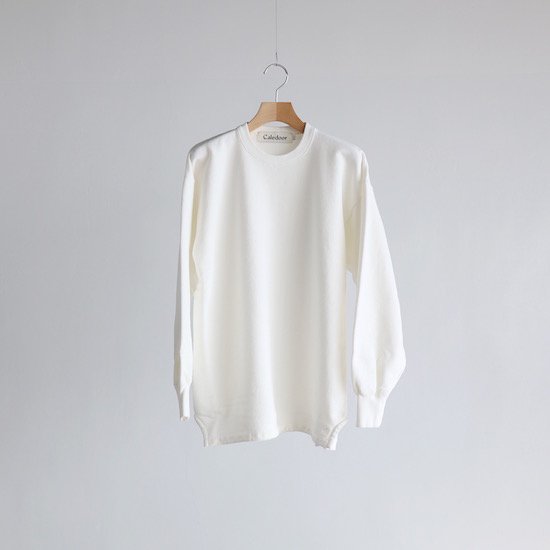 Caledoor . Organic Cotton Sweater . white