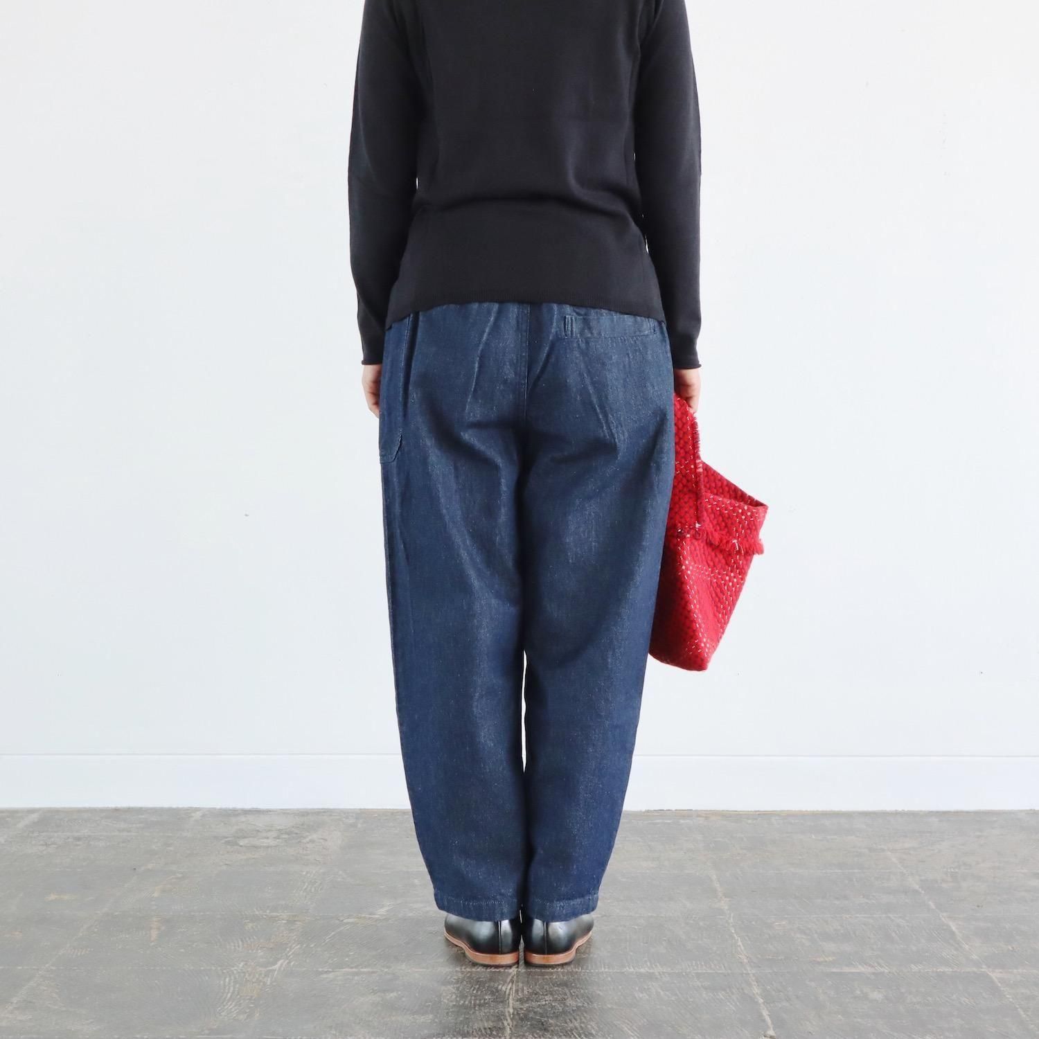 アトリエナルセ　コットンデニムバルーンパンツ　40 atelier naruse アトリエナルセ コットンデニムバルーンパンツ 40 atelier