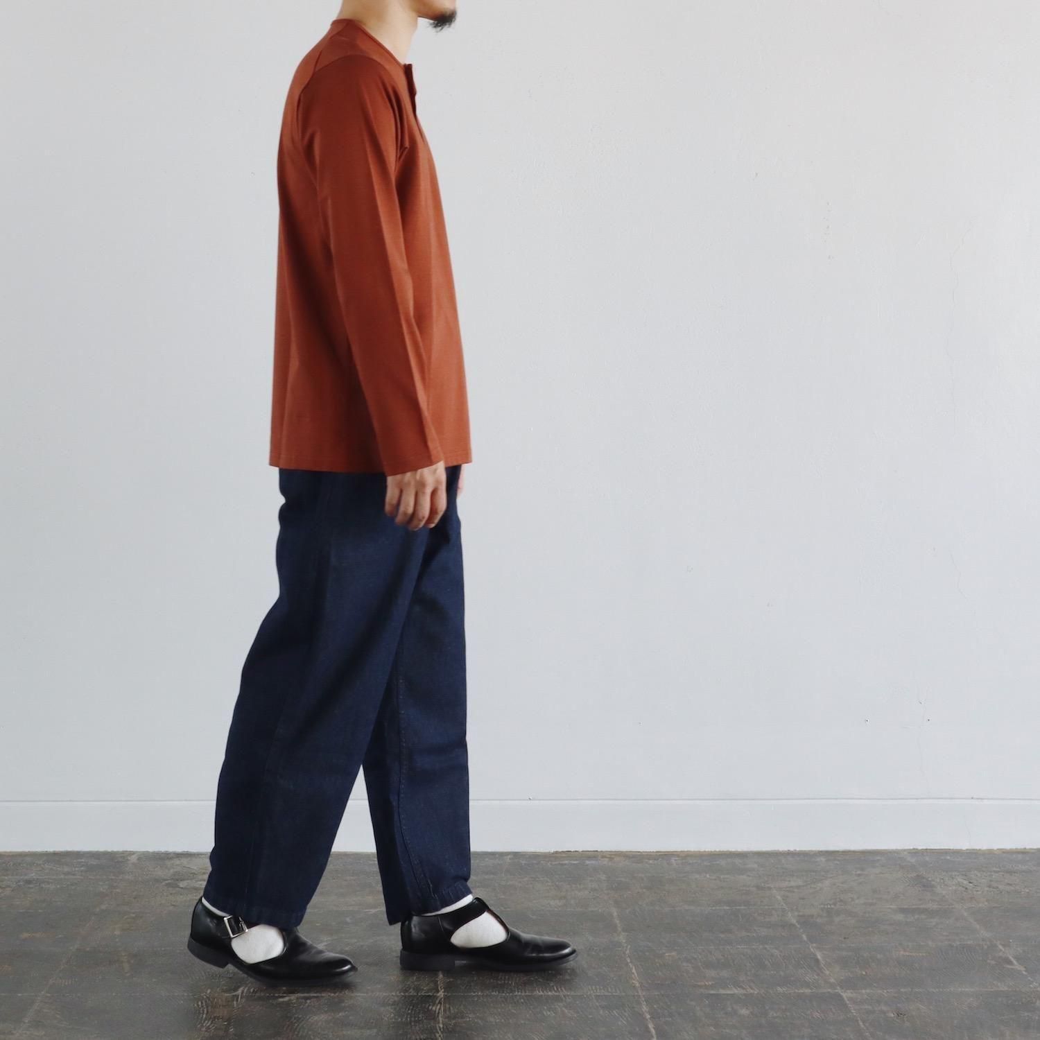 アトリエナルセ　コットンデニムバルーンパンツ　40 atelier naruse cotton denim balloon pants / indigo - atelier naruse｜Online