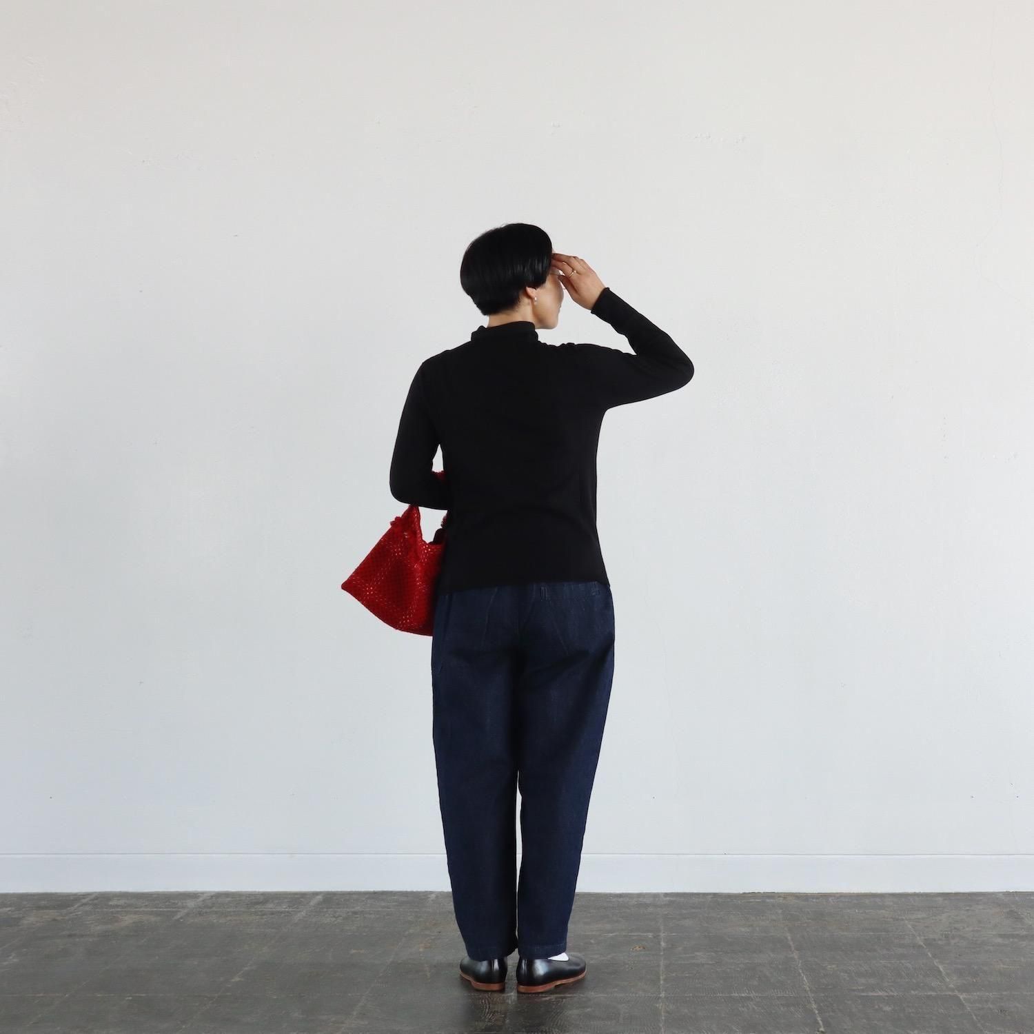 atelier naruse Cotton Denim Balloon Pants INDIGO アトリエナルセ