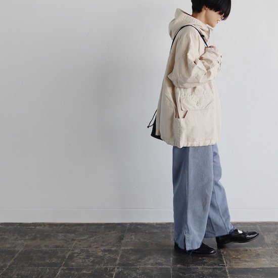 Caledoor（カレドアー）. Weather Cloth Hooded Smock . beige｜糸デンワ