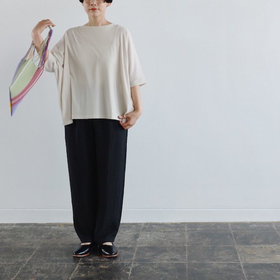 evam eva . Cotton Wide Pullover . ecru