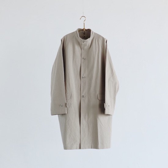 evam eva . Cotton Hemp Raglan Coat . sage