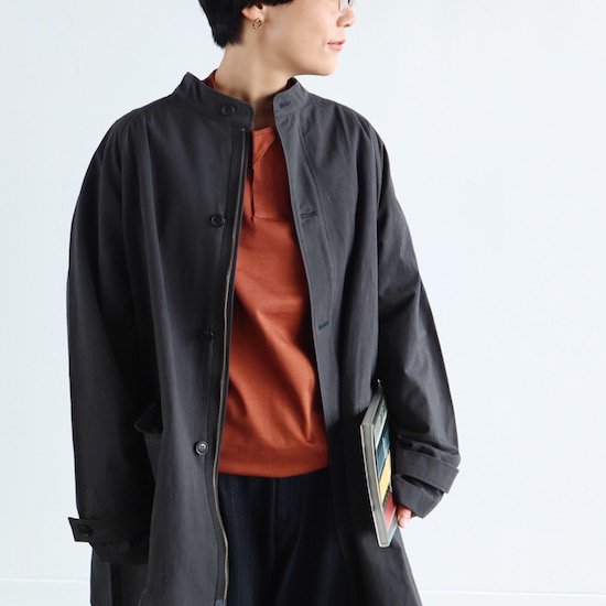 evam eva エヴァムエヴァ Cotton Hemp Raglan Coat コート ラグラン