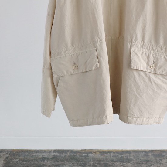 Caledoor（カレドアー）. Weather Cloth Hooded Smock . beige｜糸デンワ