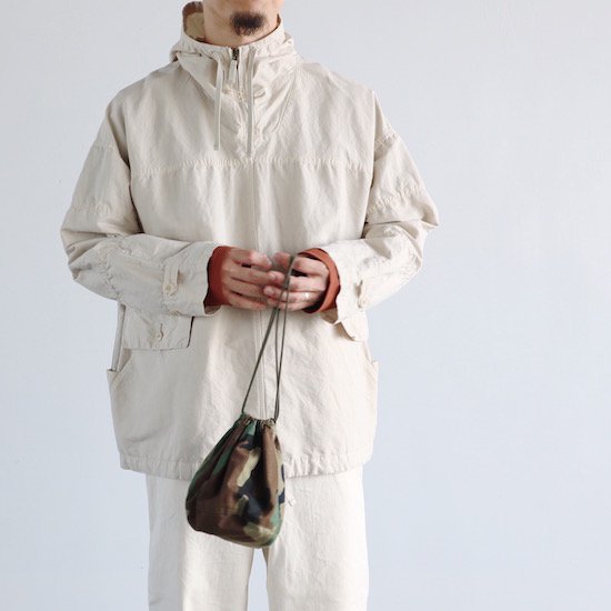 Caledoor . Weather Cloth Hooded Smock . beige