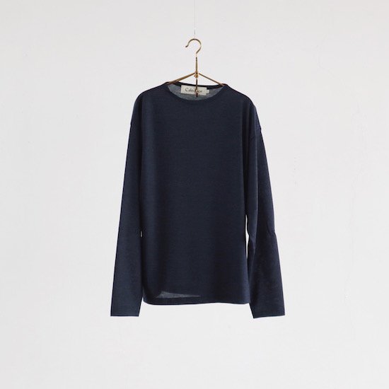 Caledoor . Merino Wool Long Sleeve . navy