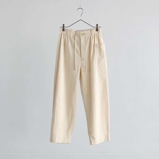 atelier naruse . cotton corduroy pants . off white