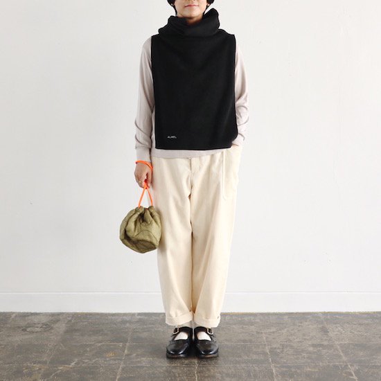 ALWEL（オルウェル）ALWEL . Fleece Neck Gaiter . black . 糸デンワ オンラインストア