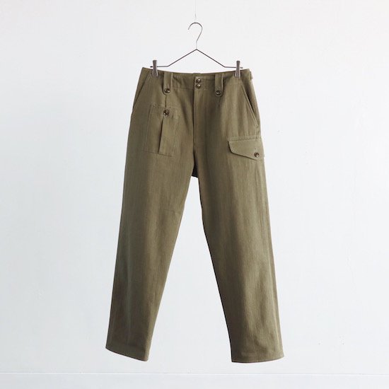 Caledoor . UK Denim Field Trousers . green