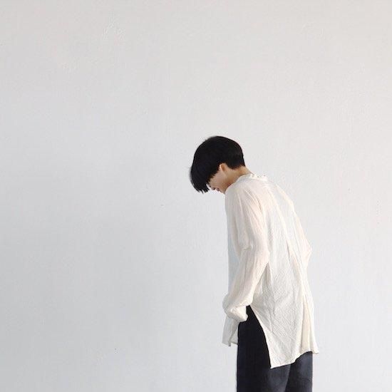 2023SS quitan キタン KAFTAN SHIRT KHADI COTTON カディコットン カフタンシャツ 1/ネイビー ブラウス【2400013424561】 2023SS quitan キタン KAFTAN SHIRT KHADI COTTON カディ