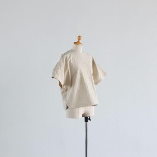 atelier naruse Cotton Linen Smock Blouse Tulip KINARI