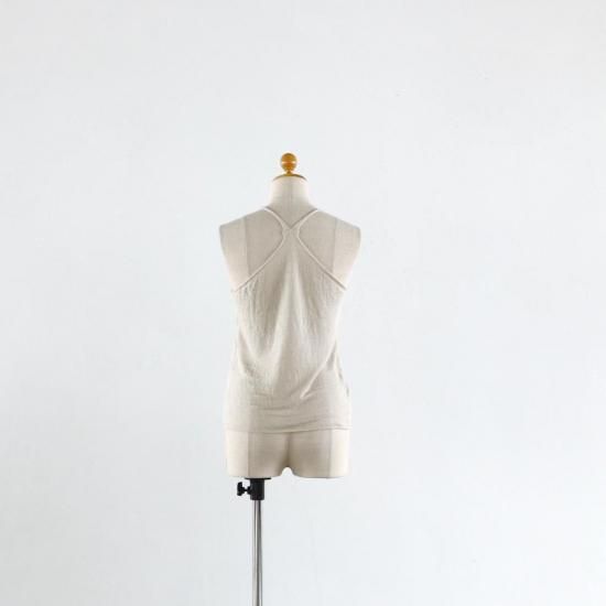 evam eva Linen Camisole IVORY