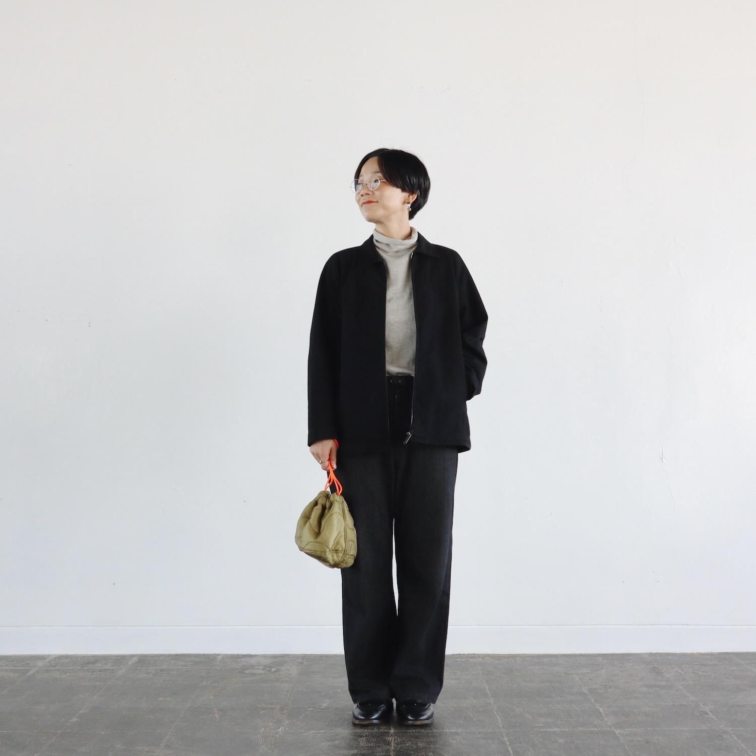evam eva Cotton Cashmere Turtleneck GRAY エヴァムエヴァ