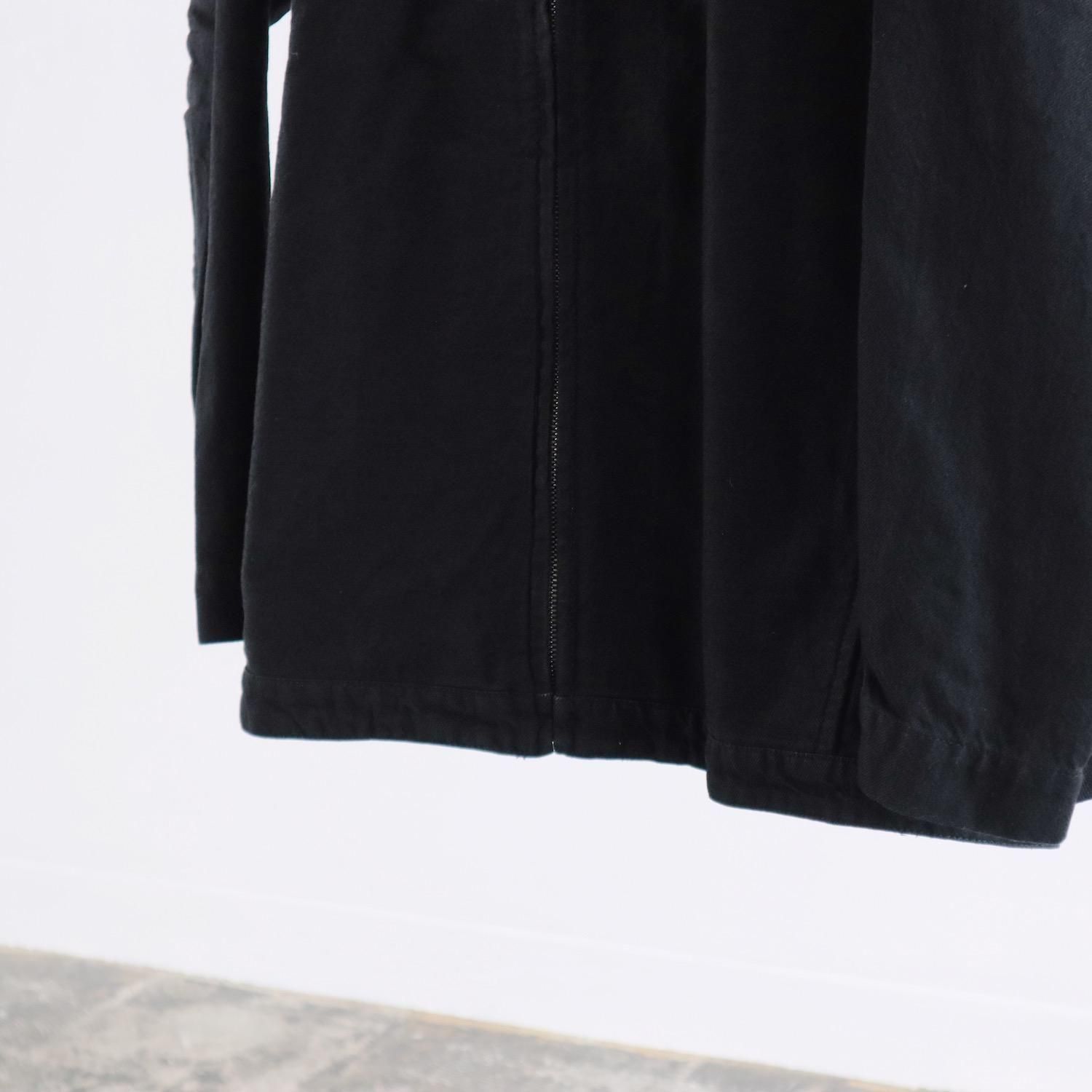 postalco ポスタルコ　ジップアップジャケットライトデニム　黒　M POSTALCO ジップアップジャケット ライトデニム / Double Black