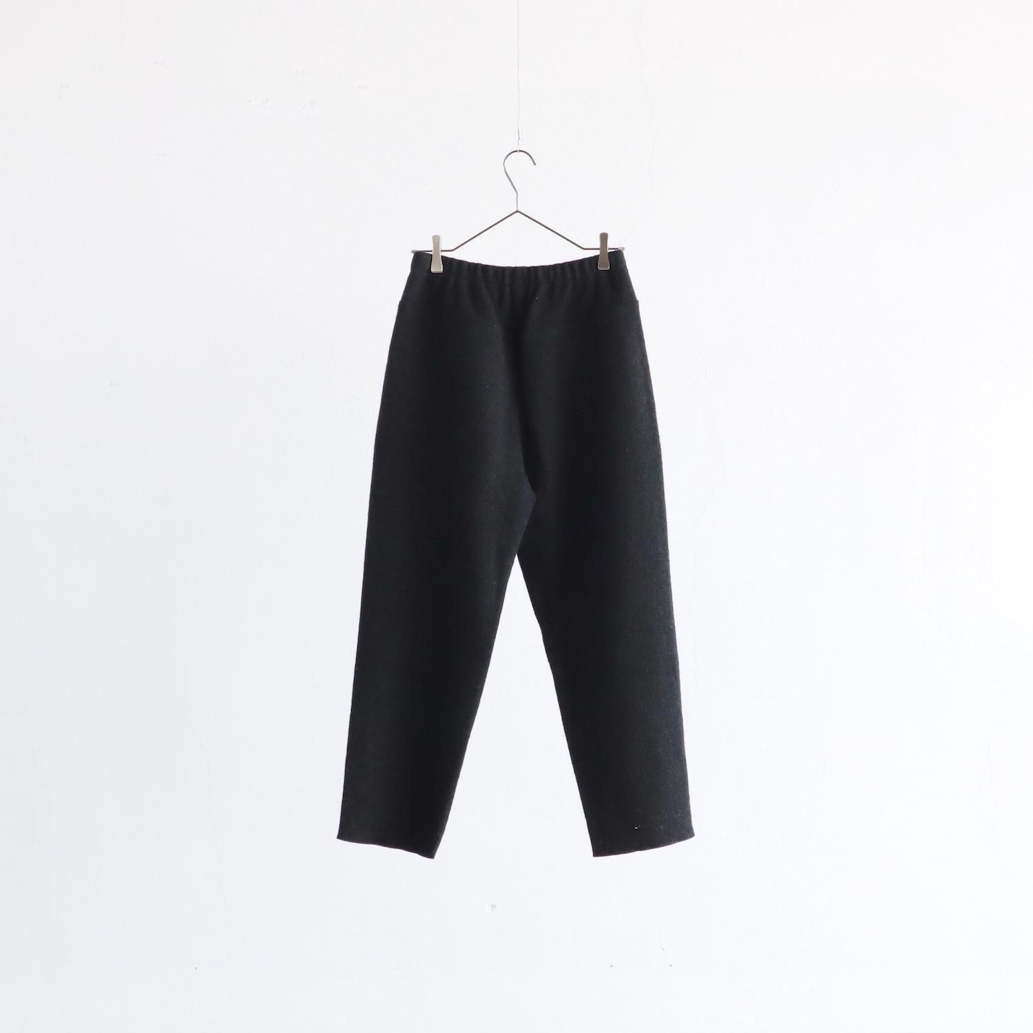 evam eva Press Wool Pants CHARCOAL エヴァムエヴァ