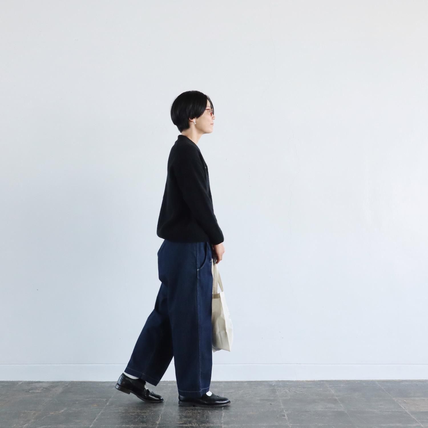 evam eva Renew Wool Cardigan CHARCOAL エヴァムエヴァ