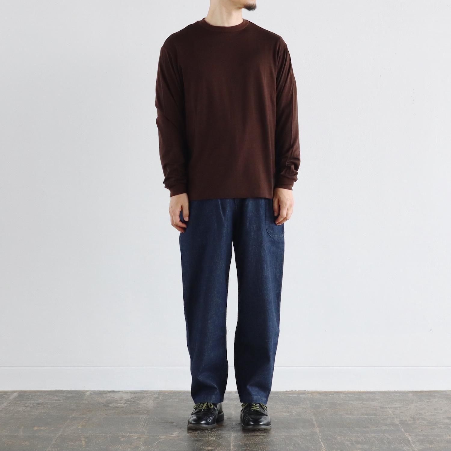 LIFiLL WOOLISH LONGSLEEVE TEE BROWN