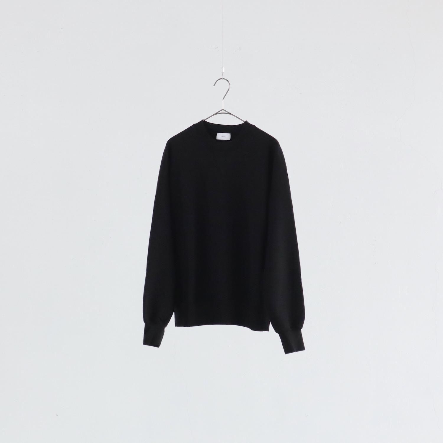 LIFiLL COTTONY BASIC SWEAT BLACK