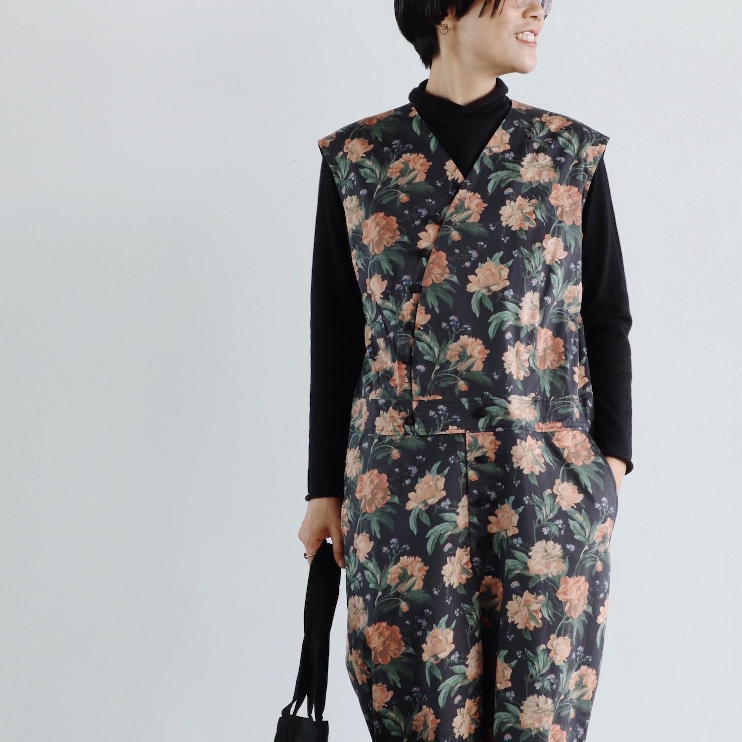 the last flower of the afternoon LIBERTY Jump Suit DECADENT BLOOMS