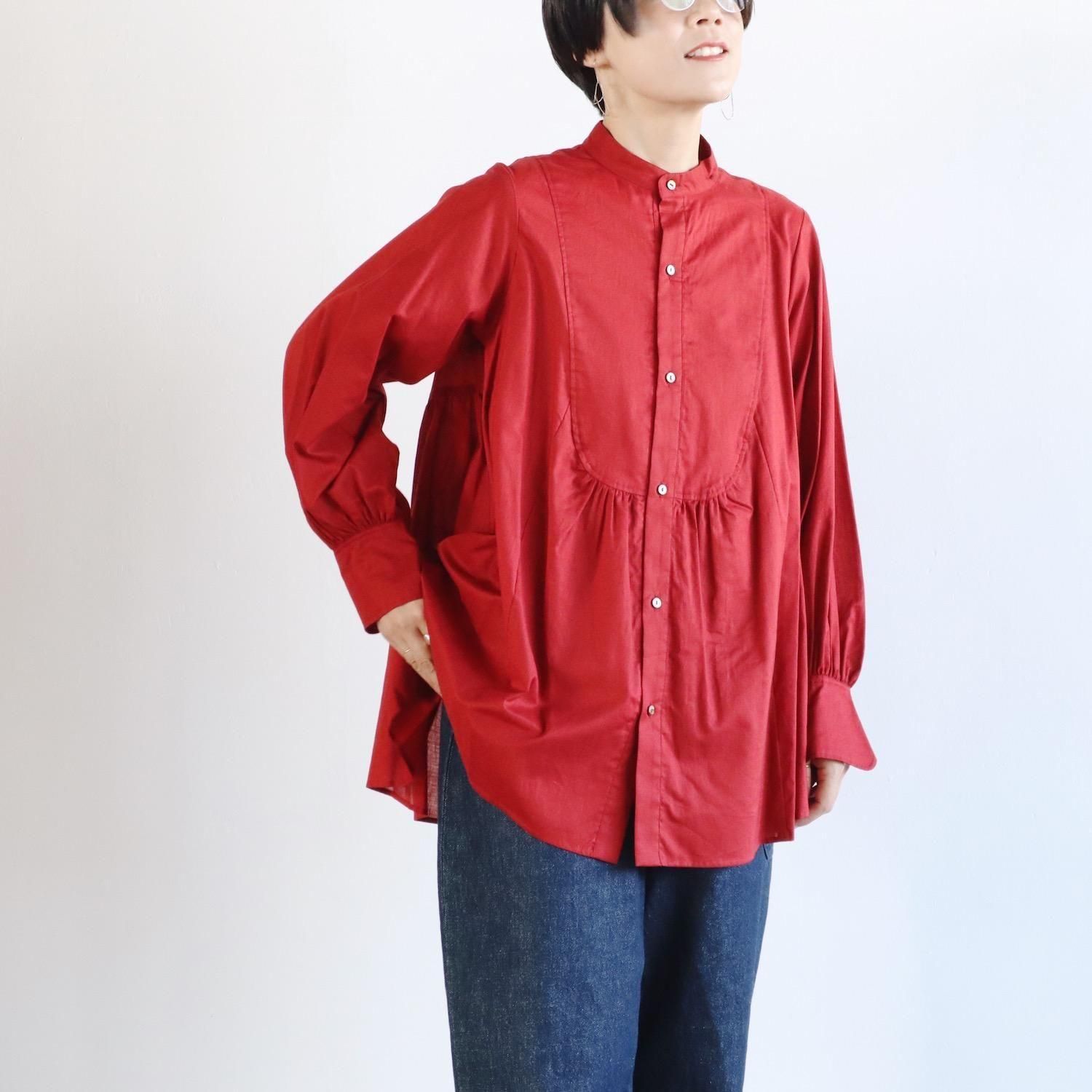 the last flower of the afternoon żη Robe Shirt AGATE RED