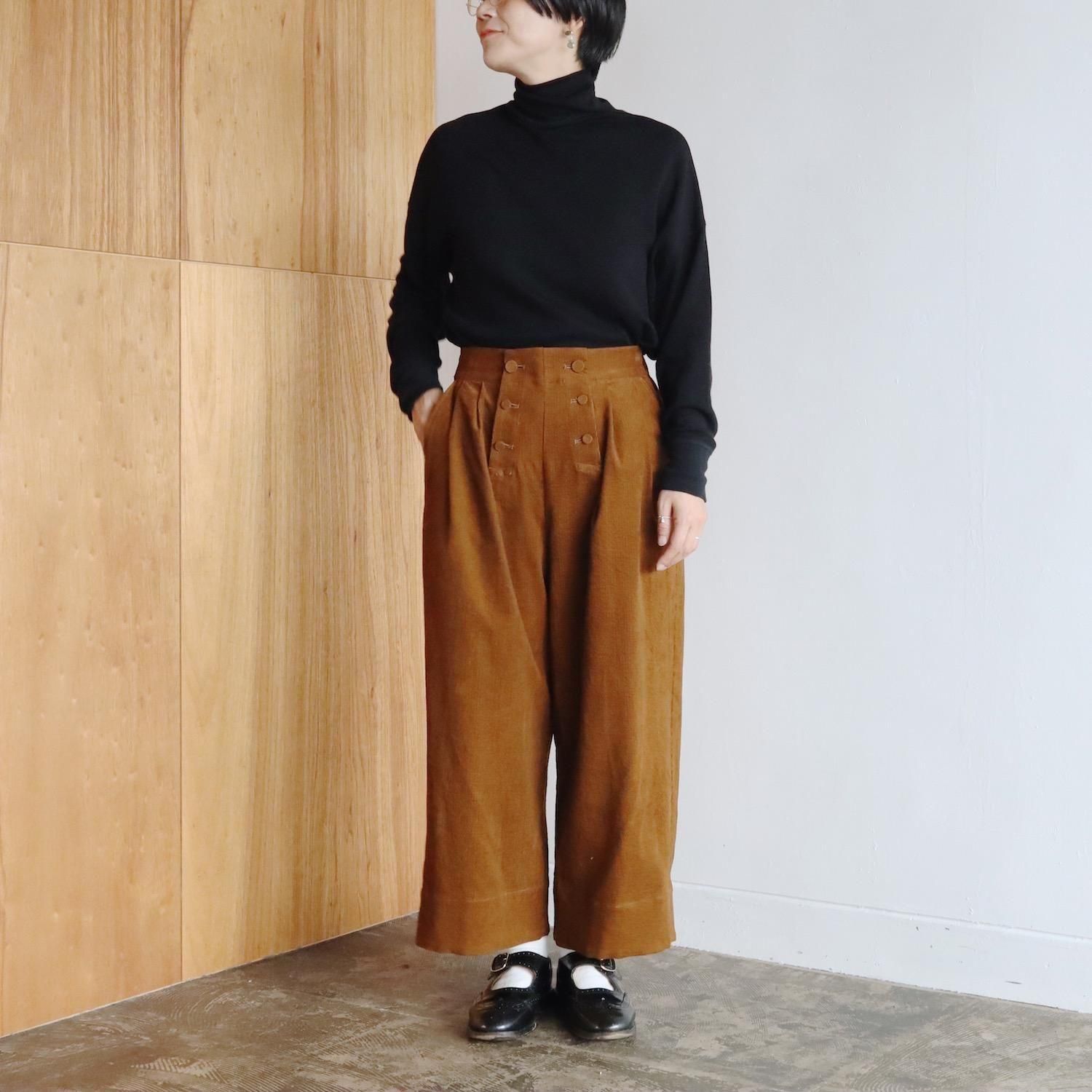 the last flower of the afternoon Ӥ Cocoon Pants LIGHT BROWN