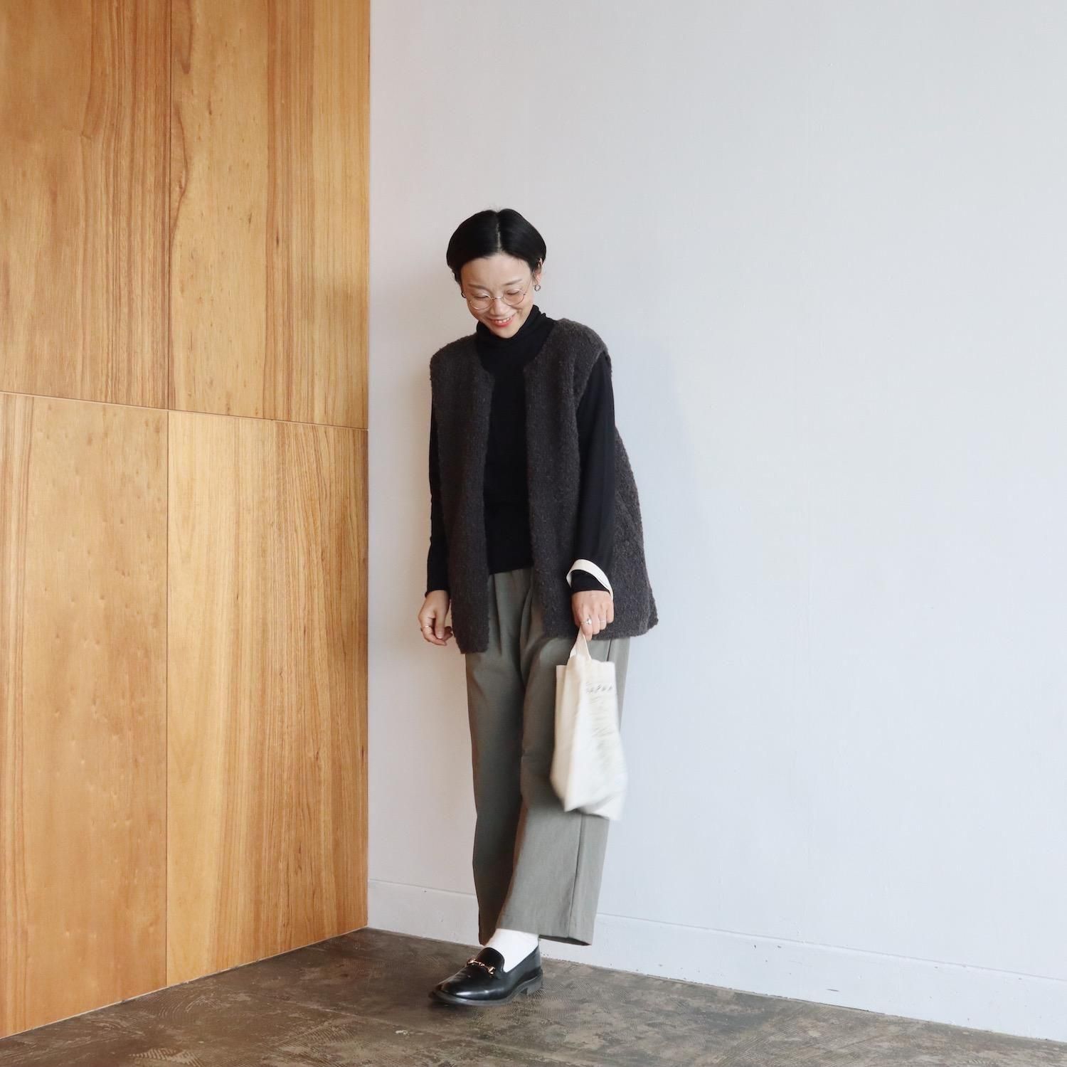 evam eva Alpaca Wool Vest SUMI