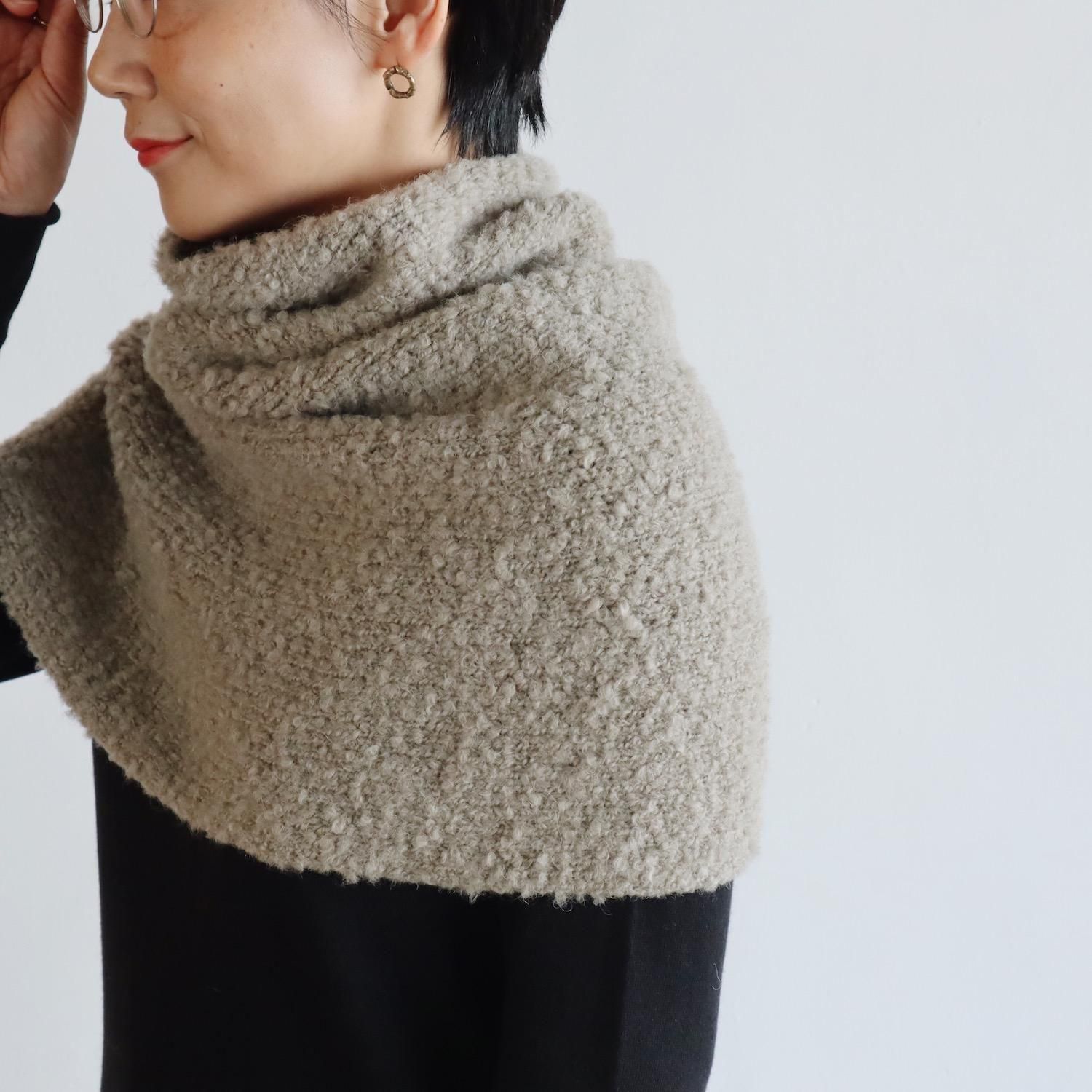 evam eva  Alpaca Wool Snood GREGE