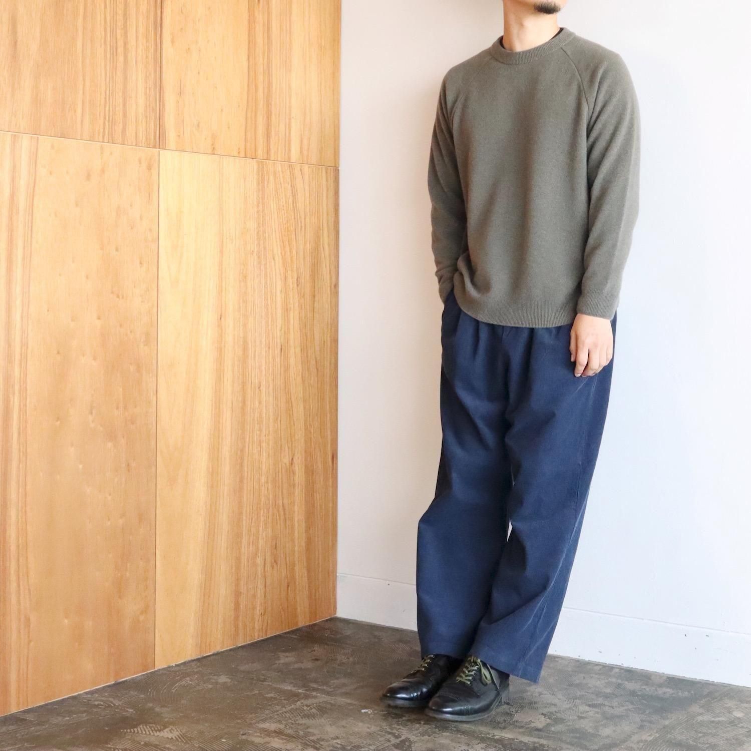 evam eva Wool Raglan Pullover MOSS