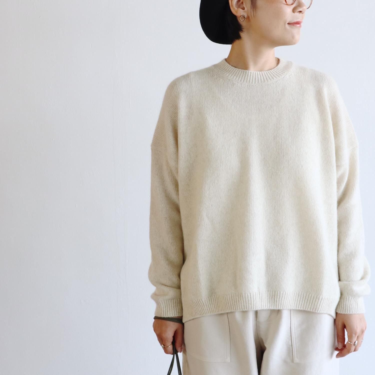 evam eva Wool Fox Pullover IVORY